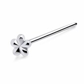 Flower Silver Straight Nose Stud NSKA-794